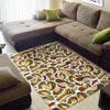 Pattern Print Taco Floor Mat-grizzshop