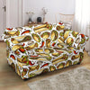 Pattern Print Taco Loveseat Cover-grizzshop