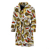 Pattern Print Taco Men Long Robe-grizzshop