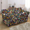 Pattern Print Teacher Loveseat Cover-grizzshop