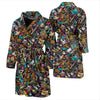 Pattern Print Teacher Men Long Robe-grizzshop