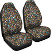 Pattern Print Teacher Universal Fit Car Seat Cover-grizzshop