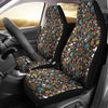 Pattern Print Teacher Universal Fit Car Seat Cover-grizzshop