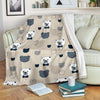 Pattern Print Teddy Bear Blanket-grizzshop