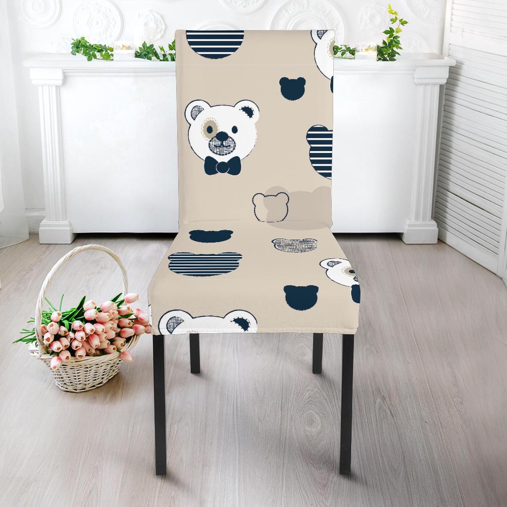 Pattern Print Teddy Bear Chair Cover-grizzshop