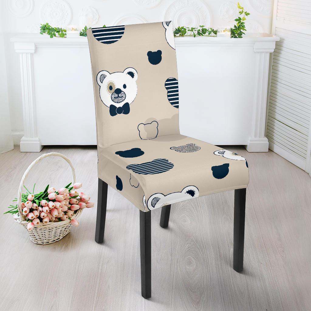 Pattern Print Teddy Bear Chair Cover-grizzshop