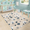 Pattern Print Teddy Bear Floor Mat-grizzshop