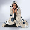 Pattern Print Teddy Bear Hooded Blanket-grizzshop