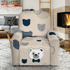 Pattern Print Teddy Bear Recliner Cover-grizzshop