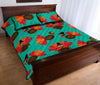 Pattern Print Thankgiving Turkey Bed Set Quilt-grizzshop