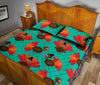 Pattern Print Thankgiving Turkey Bed Set Quilt-grizzshop