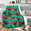 Pattern Print Thankgiving Turkey Blanket-grizzshop