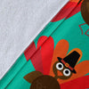 Pattern Print Thankgiving Turkey Blanket-grizzshop