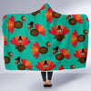 Pattern Print Thankgiving Turkey Hooded Blanket-grizzshop