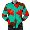 Pattern Print Thankgiving Turkey Men's Bomber Jacket-grizzshop