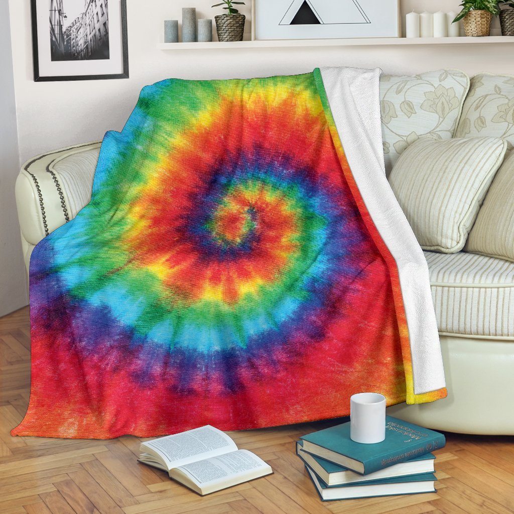 Pattern Print Tie Dye Blanket-grizzshop