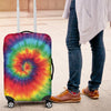 Pattern Print Tie Dye Luggage Cover Protector-grizzshop