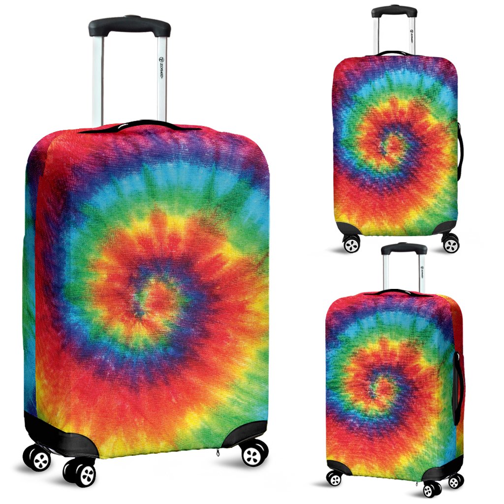 Pattern Print Tie Dye Luggage Cover Protector-grizzshop