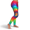 Pattern Print Tie Dye Pattern Women Leggings-grizzshop