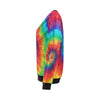 Pattern Print Tie Dye Women Crewneck Sweatshirt-grizzshop