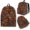 Pattern Print Totem Backpack-grizzshop