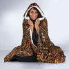 Pattern Print Totem Hooded Blanket-grizzshop