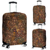 Pattern Print Totem Luggage Cover Protector-grizzshop