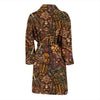 Pattern Print Totem Men Long Robe-grizzshop