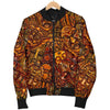 Pattern Print Totem Men's Bomber Jacket-grizzshop