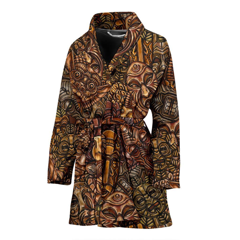 Pattern Print Totem Women Long Robe-grizzshop