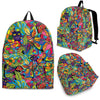 Pattern Print Trippy Backpack-grizzshop