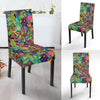 Pattern Print Trippy Chair Cover-grizzshop