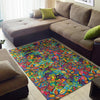 Pattern Print Trippy Floor Mat-grizzshop