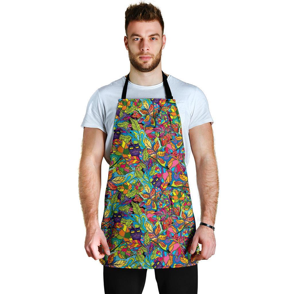 Pattern Print Trippy Men's Apron-grizzshop