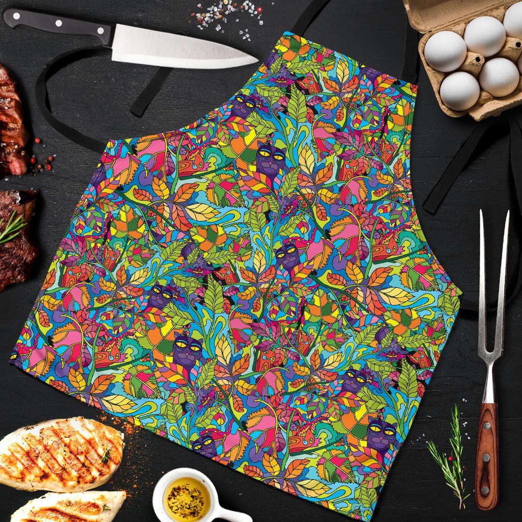 Pattern Print Trippy Men's Apron-grizzshop