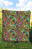 Pattern Print Trippy Quilt-grizzshop