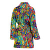 Pattern Print Trippy Women Long Robe-grizzshop