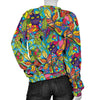 Pattern Print Trippy Women's Sweatshirt-grizzshop