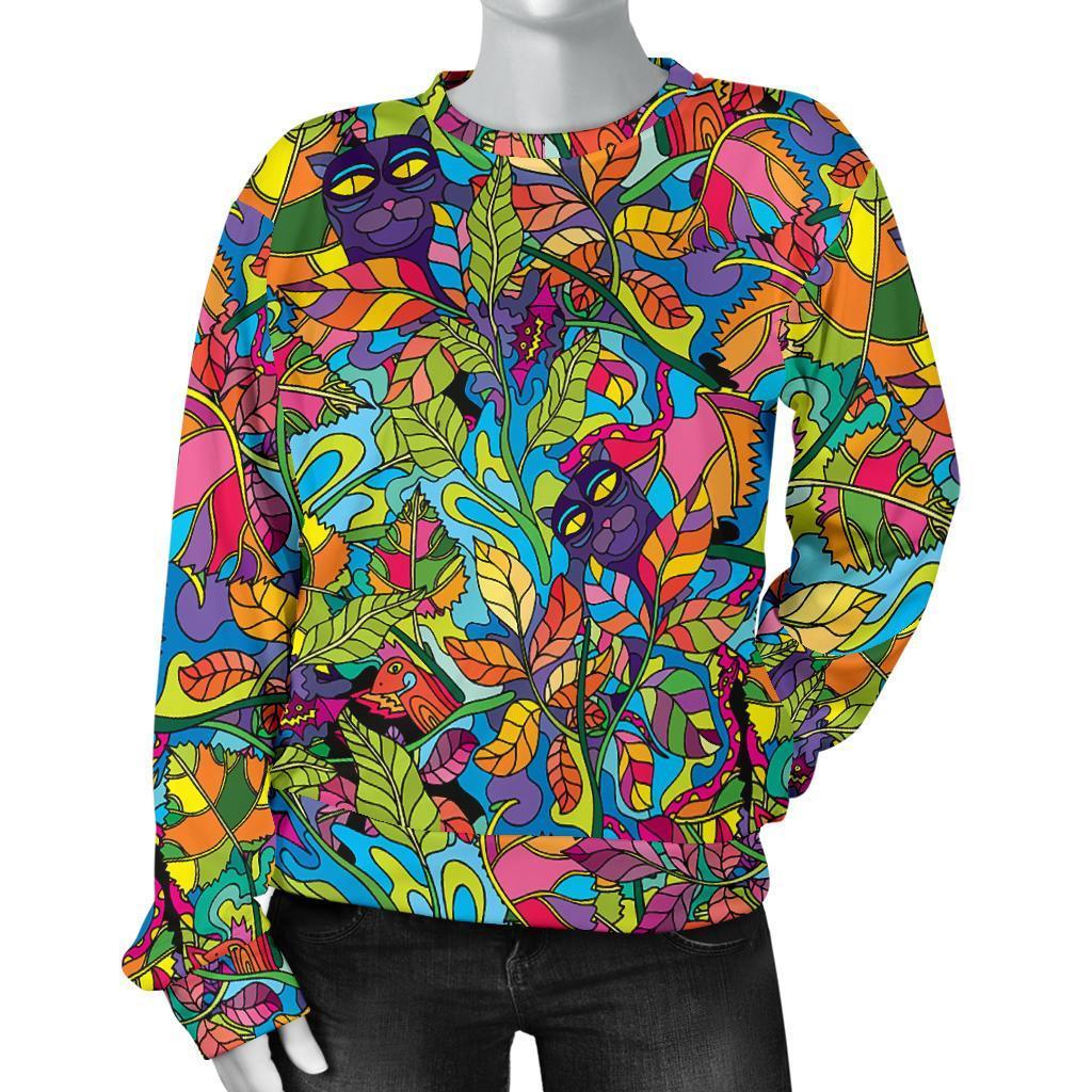 Pattern Print Trippy Women's Sweatshirt-grizzshop