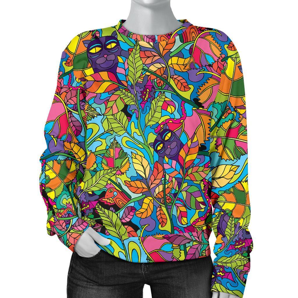 Pattern Print Trippy Women's Sweatshirt-grizzshop