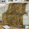 Pattern Print Trumpet Blanket-grizzshop