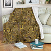 Pattern Print Trumpet Blanket-grizzshop