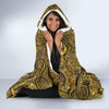 Pattern Print Trumpet Hooded Blanket-grizzshop