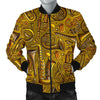 Pattern Print Trumpet Men's Bomber Jacket-grizzshop