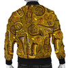 Pattern Print Trumpet Men's Bomber Jacket-grizzshop