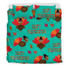 Pattern Print Turkey Thankgiving Duvet Cover Bedding Set-grizzshop