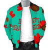 Pattern Print Turkey Thankgiving Men's Bomber Jacket-grizzshop