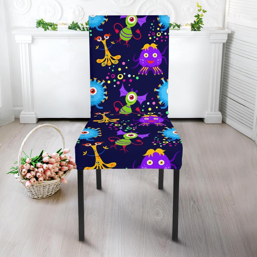 Pattern Print Ufo Alien Chair Cover-grizzshop