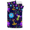 Pattern Print Ufo Alien Duvet Cover Bedding Set-grizzshop