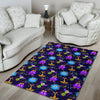 Pattern Print Ufo Alien Floor Mat-grizzshop